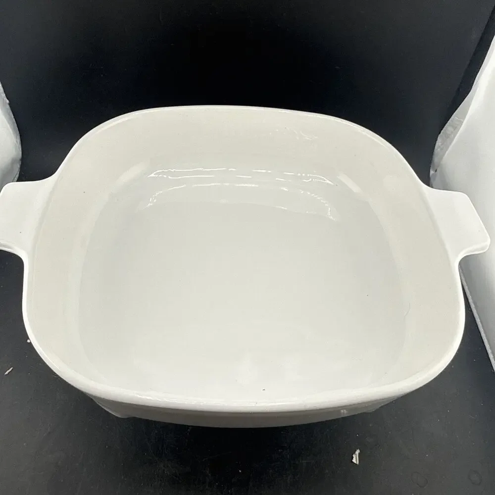 Vintage Micromata Microwave Cookware Casserole Dish w Clear Glass Lid